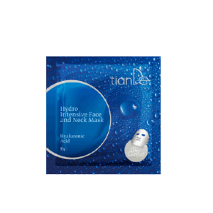 Mască hidratantă pentru față și gât cu ”Acid Hialuronic”, 1 buc