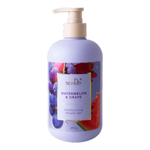 Gel de duș hidratant cu pepene verde și struguri 470 g.