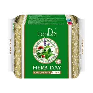 Absorbante sanitare pentru zile critice pe bază de plante Nephrite Freshness 10 buc.